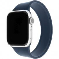 FIXED silikonski remen na provlačenje za Apple Watch Ultra 49mm / 46mm / 45mm / 44mm / 42mm - XS - tamno plavi