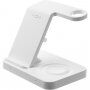 FIXED Powerstation 3u1 stalak s bežičnim punjenjem za iPhone / Apple Watch / AirPods - bijeli