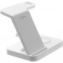 FIXED Powerstation 3u1 stalak s bežičnim punjenjem za iPhone / Apple Watch / AirPods - bijeli
