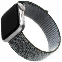 FIXED Nylon Strap najlonski remen za Apple Watch 42mm / 41mm / 40mm / 38mm - maslinast