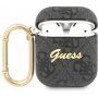 Guess 4G Script futrola za AirPods 1 / 2 - sivi