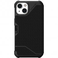 UAG Metropolis otporna flip futrola pro iPhone 13 - boja crnog kevlara