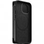Nomad MagSafe Rugged Folio kožna flip futrola pro iPhone 13 mini - crno