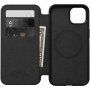Nomad MagSafe Rugged Folio kožna flip futrola pro iPhone 13 - crno