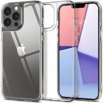 Spigen Quartz Hybrid sjajna maska sa staklenom zadnjom stranom pro iPhone 13 Pro Max - proziran