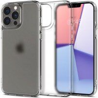 Spigen Quartz Hybrid mat maska sa staklenom zadnjom stranom pro iPhone 13 Pro Max - proziran