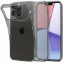Spigen Crystal Flex prozirna maska pro iPhone 13 Pro Max - crni
