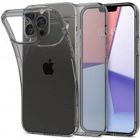 Spigen Crystal Flex prozirna maska pro iPhone 13 Pro Max - crni
