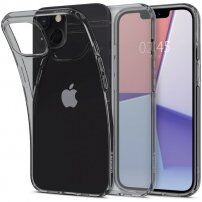 Spigen Crystal Flex prozirna maska pro iPhone 13 mini - crni