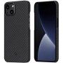 Pitaka MagEZ 2 maska s teksturom karbonskih vlakana pro iPhone 13 - crni