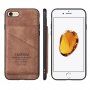 Taokkim zaštitna maska od PU kože sa dzepom u retro stilu pro iPhone 6 / 6S - smeđi