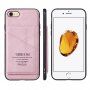 Taokkim zaštitna maska od PU kože sa dzepom u retro stilu pro iPhone 6 / 6S - ružičasti