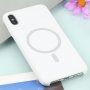 Silikonska maska sa MagSafe pro iPhone X / XS - bijeli