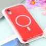 Silikonska maska sa MagSafe pro iPhone XS Max - crveni