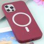 Silikonska maska sa MagSafe pro iPhone 11 Pro Max - boja vina