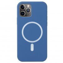 Silikonska maska sa MagSafe pro iPhone 11 Pro Max - plavi