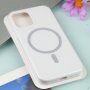 Silikonska maska sa MagSafe pro iPhone 11 Pro Max - bijeli