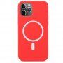 Silikonska maska sa MagSafe pro iPhone 11 Pro Max - crveni