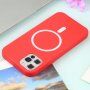 Silikonska maska sa MagSafe pro iPhone 11 Pro Max - crveni