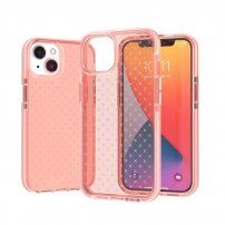 Zaštitna prozirna maska s uzorkom pro iPhone 13 Pro Max - ružičasti