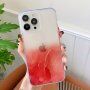 Mramorna maskica otporna na ogrebotine za iPhone 13 Pro - crveni
