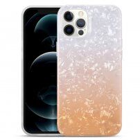 Maska otporna na udarce sa teksturom oklopa pro iPhone 12 mini - narančastobijela