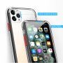 Mramorna maskica otporna na ogrebotine za iPhone 11 Pro - crveni