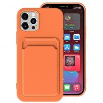 Maska sa dzepom za kartice pro iPhone 13 Pro Max - narančasti