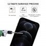 Kaljeno 2.5D staklo pro iPhone 12 / 12 Pro - crno