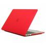 Mat prozirni poklopac za MacBook Pro 15" (A1707 / A1990) - crveni