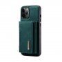 DG.MING 2u1 maska s odjeljivim magnetičnim novčanikom pro iPhone 12 Pro Max - zeleni