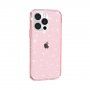 Prozirna maskica sa šljokicama za iPhone 13 Pro - ružičasti