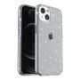 Prozirna maskica sa šljokicama za iPhone 13 mini - sivi