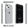Prozirna maskica sa šljokicama za iPhone 13 mini - sivi