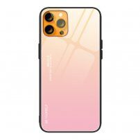 maskica sa staklenom stražnjom stranom za iPhone 13 mini - ružičasto zlatni