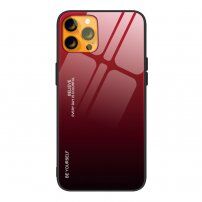 maskica sa staklenom stražnjom stranom za iPhone 13 mini - crveno-crni