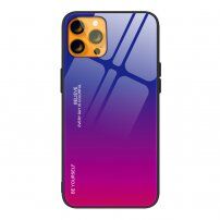 maskica sa staklenom stražnjom stranom za iPhone 13 Pro - plavkasta magenta