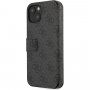 Guess 4G Metal Logo flip futrola pro iPhone 13 - sivo