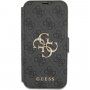 Guess 4G Metal Logo flip futrola pro iPhone 13 Pro - sivo
