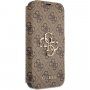 Guess 4G Metal Logo flip futrola pro iPhone 13 Pro - smeđi