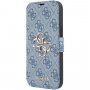 Guess 4G Metal Logo flip futrola pro iPhone 13 - plavo