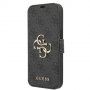 Guess 4G Metal Logo flip futrola pro iPhone 13 - sivo