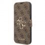 Guess 4G Metal Logo flip futrola pro iPhone 13 - smeđi