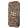 Guess 4G Metal Logo flip futrola pro iPhone 13 Pro - smeđi