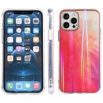 Zaštitna maska otporna na udarce za uzorkom vodenih boja pro iPhone 13 mini - crveni