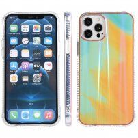 Zaštitna maska otporna na udarce za uzorkom vodenih boja pro iPhone 13 - žuti