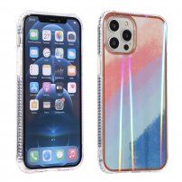 Maskica promjenjive boje otporna na udarce za iPhone 13 Pro Max - ružičastoplava