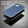 Maska otporna na udarce sa teksturom kože pro iPhone 11 - plavi