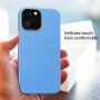 Maska otporna na udarce sa teksturom kože pro iPhone 13 mini - Svijetloplav