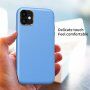 Maska otporna na udarce sa teksturom kože pro iPhone 11 - Svijetloplav